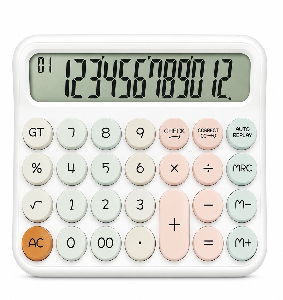 celect CT-33C IT KEYBOARD Round Button Basic Calculator-picture-24