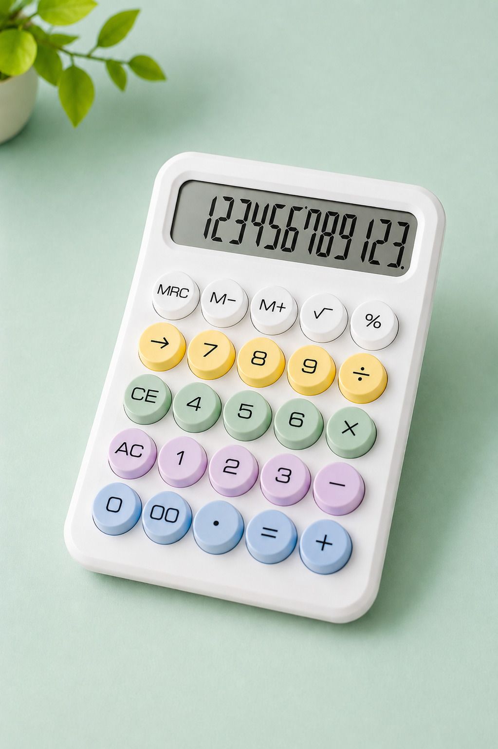 zeceommerce CAL-PSTL-12D-07 Pastel Pocket Calculator Financial Calculator-picture-19
