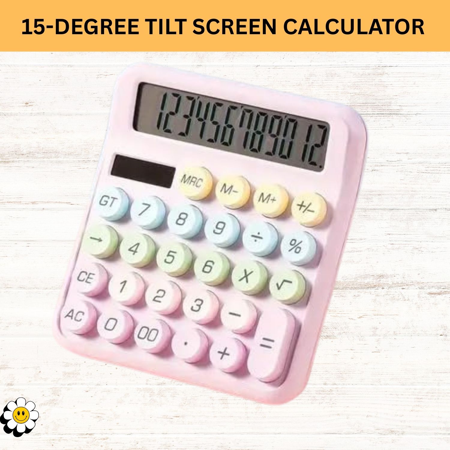 sacro Desktop Cute Calculator, 12-Digit Large Display With Aesthetic Candy Color Z186 Desktop Cute Calculator, 12-Digit Large Display With Aesthetic Candy Color N186 Financial Calculator-picture-15