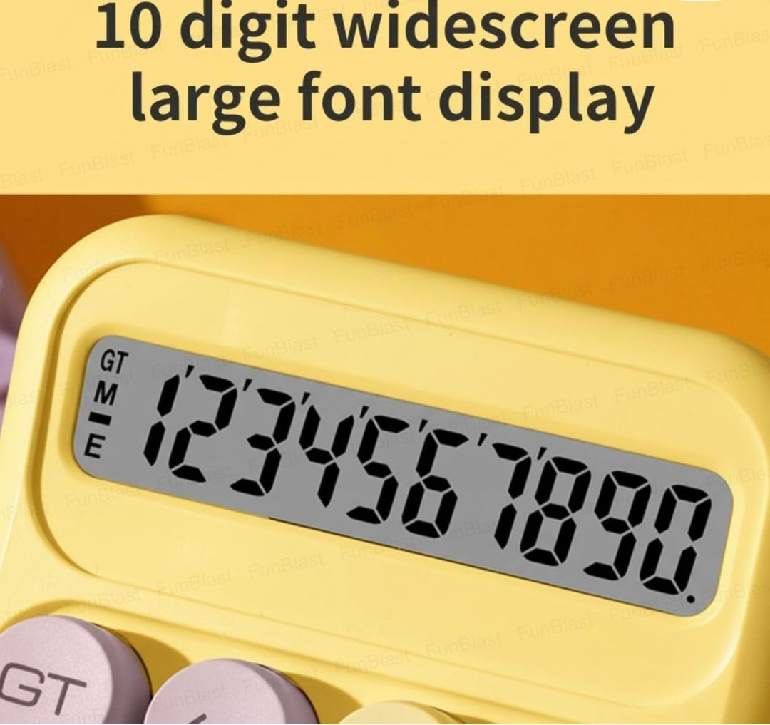 misty alle 8 10 Digit Large LCD Display for school office gift and return gift 1pc Basic Calculator-picture-28