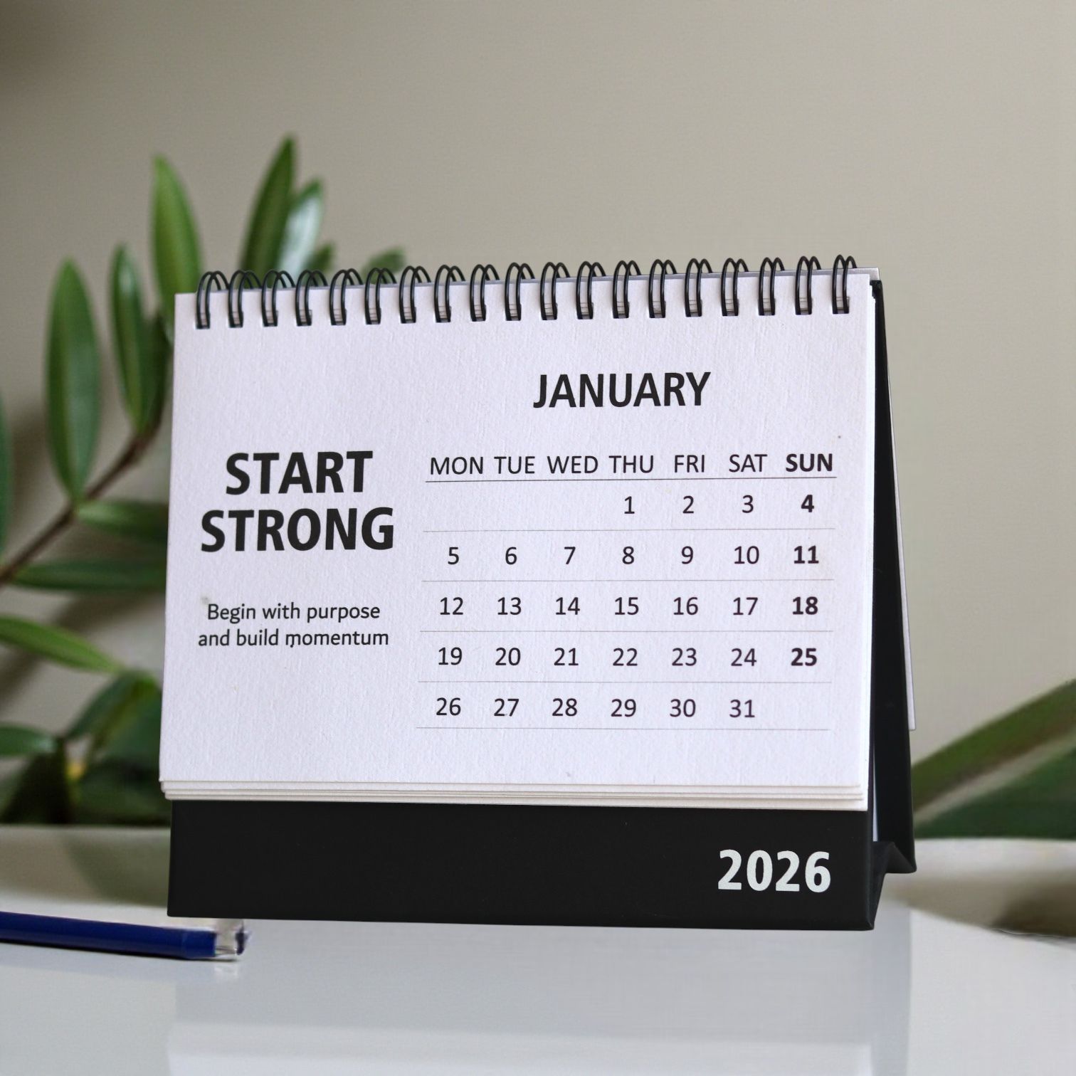 2026 Desk Calendar | Motivational Calendar | Recycled paper | 2026 Table Calendar-image-37