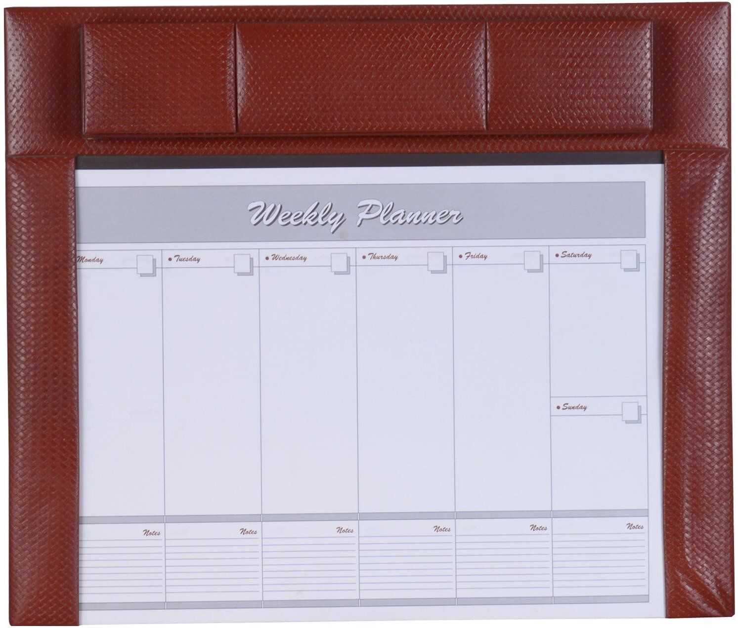 Executive Desk Planner - 52 Cms x 44 Cms x 5 Cms ( Tan) NA Table Calendar-image-29