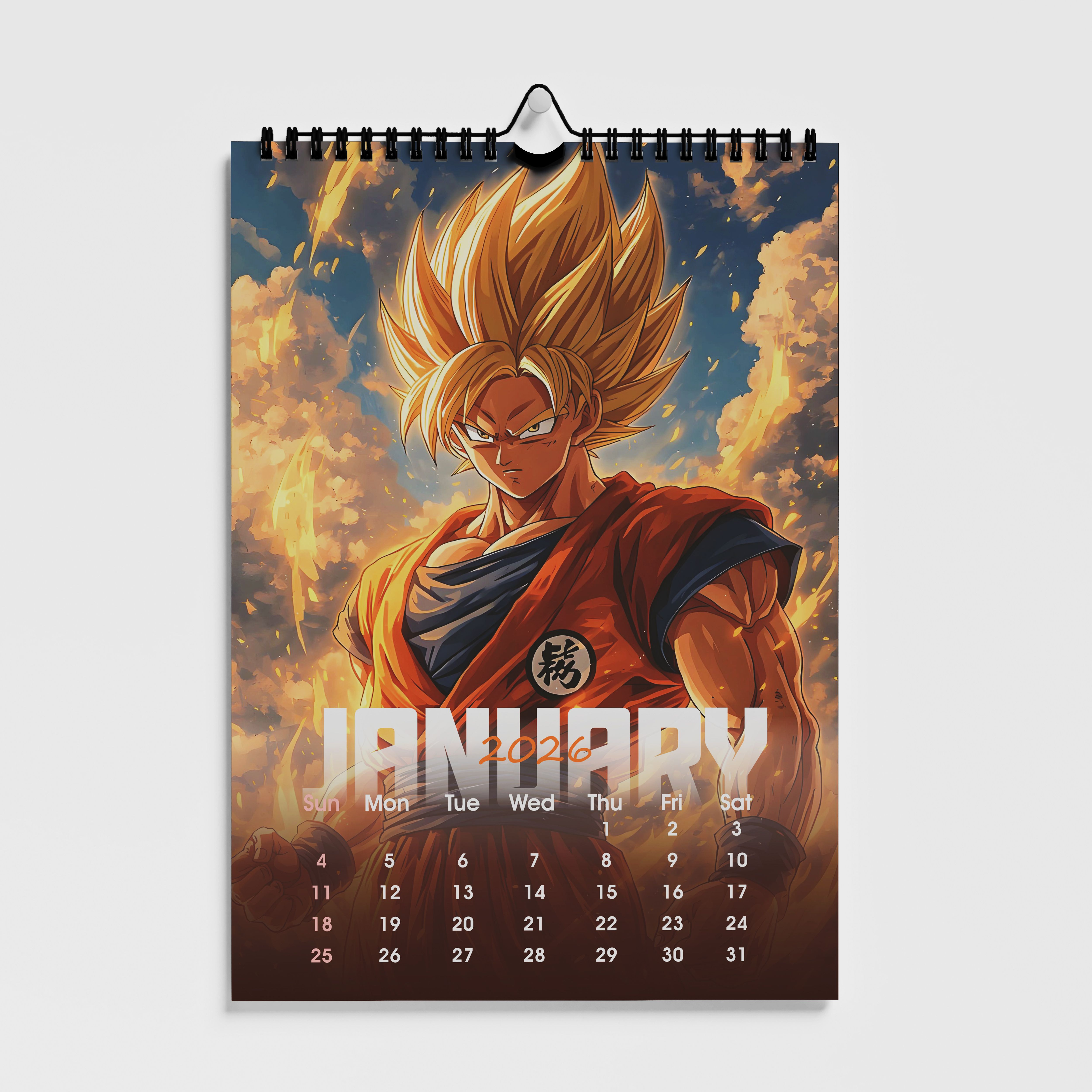 papero Anime 2026 Wall Calendar-picture-2