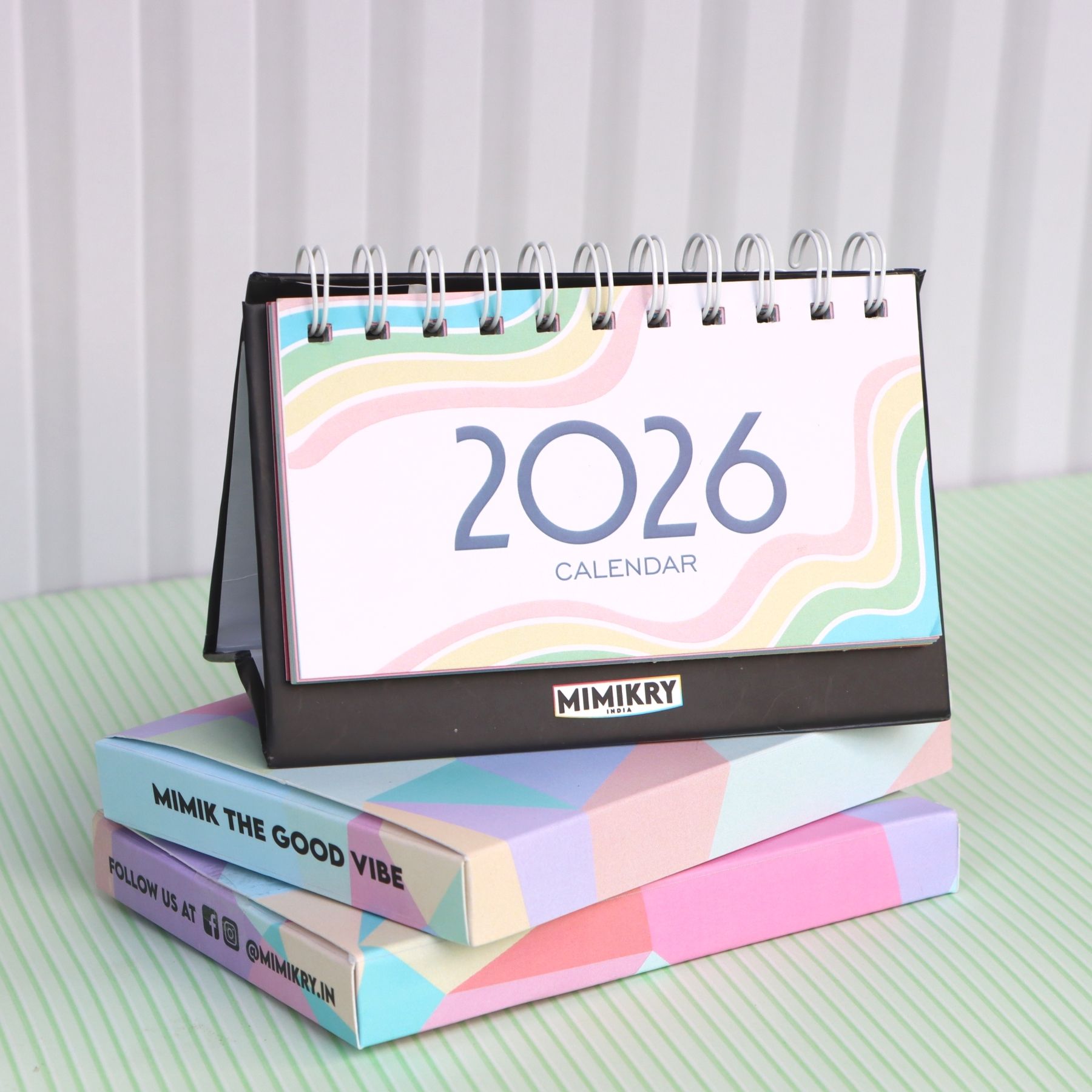 mimikry Flip Desk Calendar, Aesthetic Office and Home 2026 Table Calendar-picture-14
