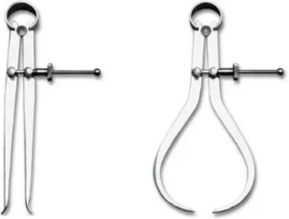 summit Spring Caliper - 10 inch Inside and Outside SET Spring Caliper - Inside and Outside 10 inch Set Outside Caliper image 1