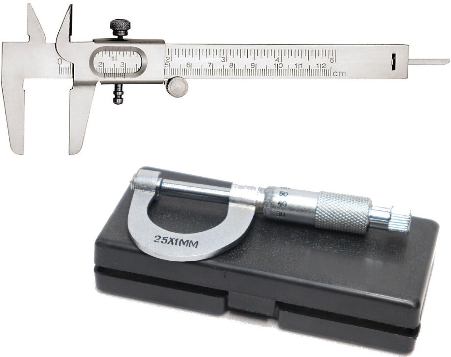 the labworld Vernier caliper 0-125MM + Micrometer 0-25MM Combo Pack slide caliper 15 cm for measurement of round objects and depth. Vernier Caliper-picture-27