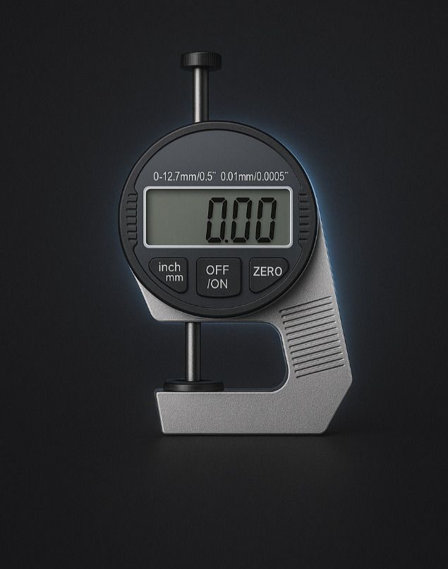 sr enterprises DigiThick Mini Digital Thickness Gauge,Thickness Meter with LCD Display Micrometer Caliper-picture-41