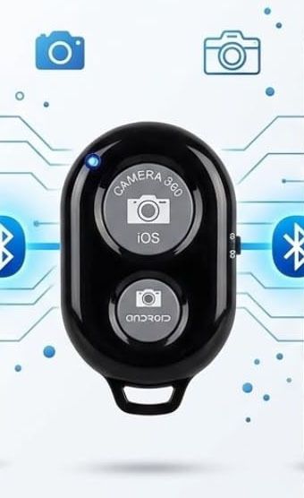 POZUB Bluetooth Remote for Mobile Camera Shutter Button Compatible with Android & iOS Camera Remote Control-image-36