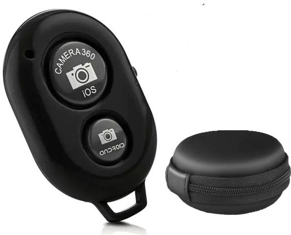 Huntindia Universal Wireless Remote Camera Selfie Shutter Control for Android IOS+Pouch Camera Remote Control-image-34