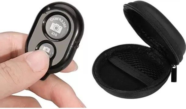 SOJUBA Portable Bluetooth Shutter Remote Control with Carry Pouch Camera Remote ControlCamera Remote Control-picture-46