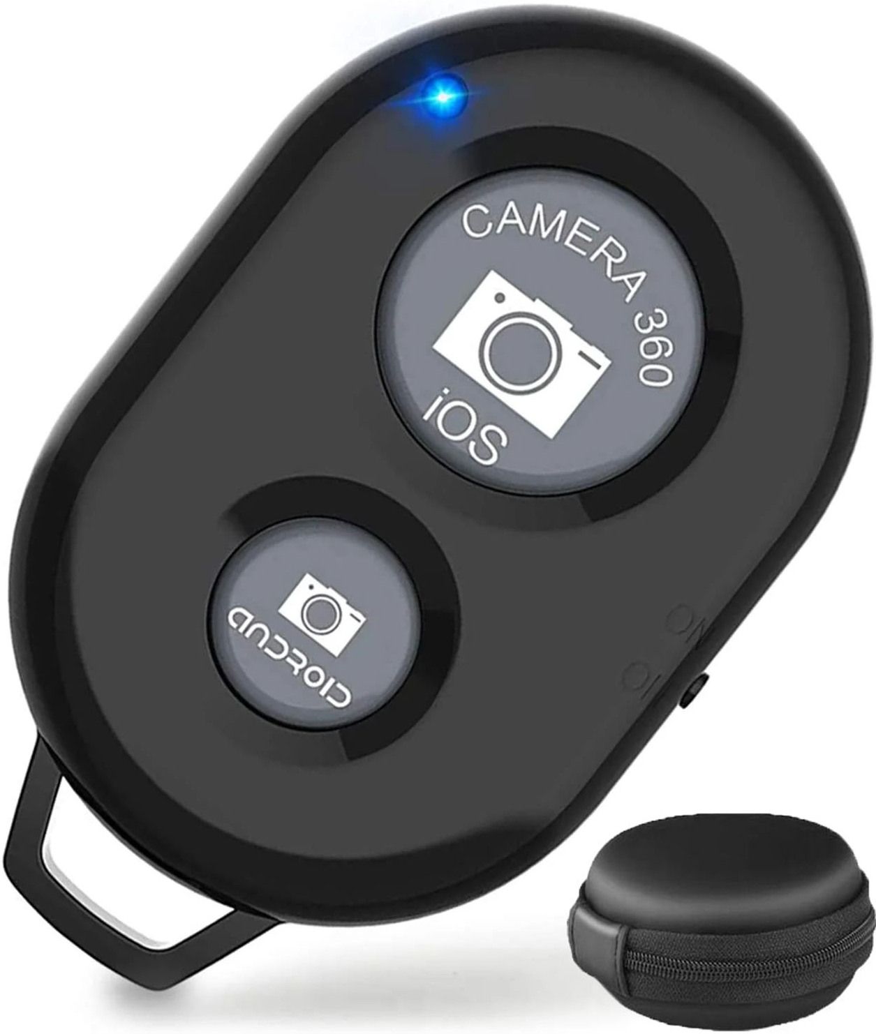 Huntindia Photos&Videos Shutter Selfie Click Mobile Selfie Remote Control Button+Pouch Camera Remote Control-image-17