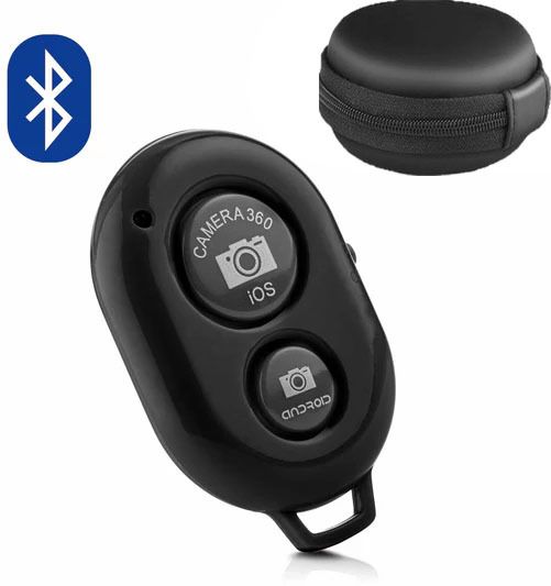 Huntindia Mobile Selfie Remote Control Button+Pouch Photos&Videos Shutter Selfie Click Camera Remote Control-picture-15