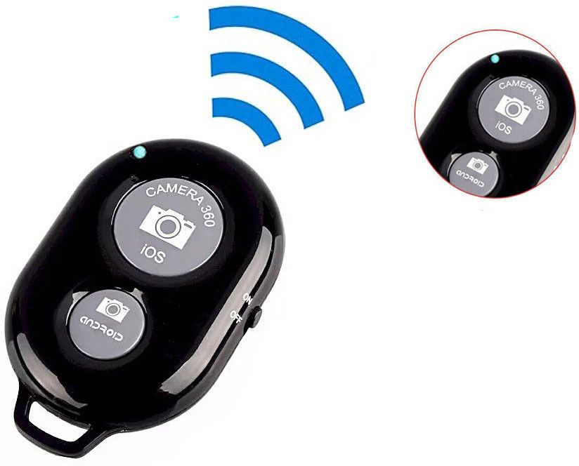BUFONA Wireless Bluetooth Shutter Remote Control Button Self-Timer Long DistanceCamera Remote Control-picture-27