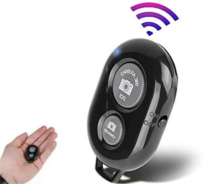 BUFONA Phone Selfie Shutter Photos & Videos Remote Control, for iOS Android SmartphoneCamera Remote Control image 1