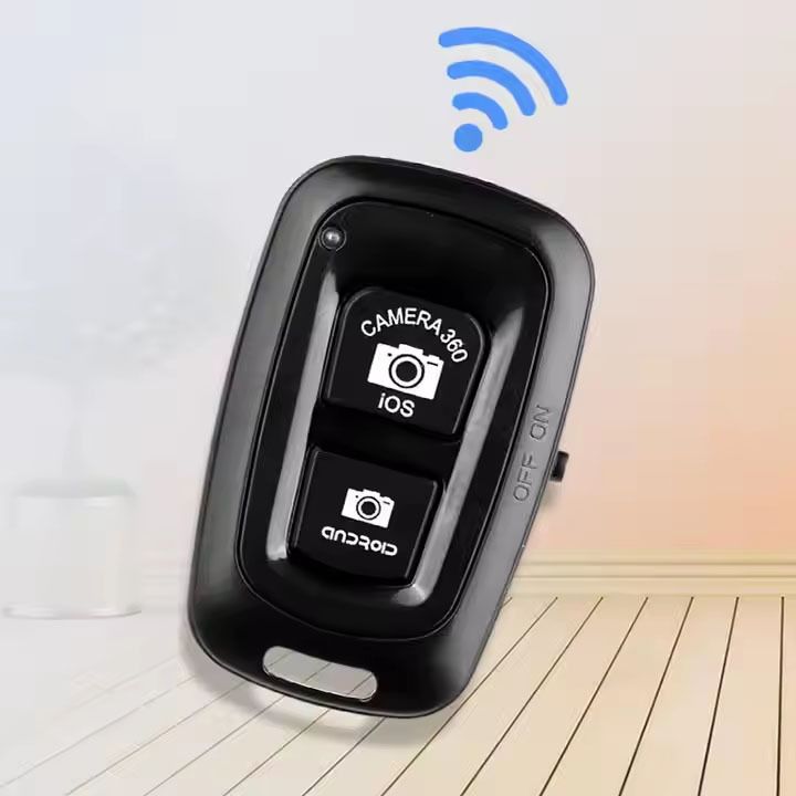 Huntindia Universal Shutter Release Button for Selfie Photo Control Bluetooth Remote Camera Remote Control-picture-37