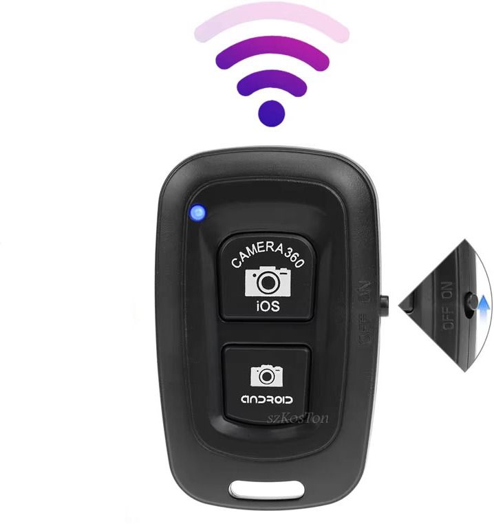 BUFONA Bluetooth Remote Controller Shutter Button Selfie Clicker for Photos & VideosCamera Remote Control-picture-15