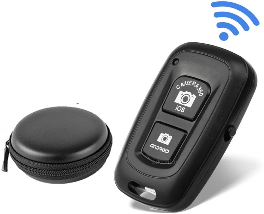 POZUB Bluetooth Remote Control Shutter Compatible All iOS & Android+ Carry PouchCamera Remote Control-picture-29