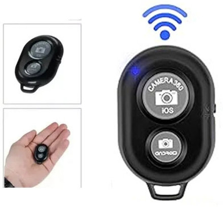 BUFONA Mobile Selfie Shutter Photos & Videos Remote Control, for iOS Android SmartphoneCamera Remote Control image 1