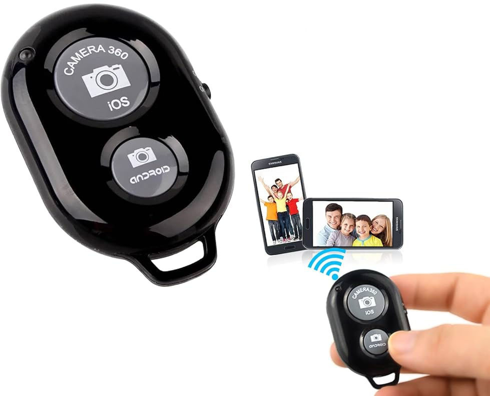 BUFONA Mobile Phone Bluetooth Selfie Remote Control, for iOS, Android For Click SelfiesCamera Remote Control image 1