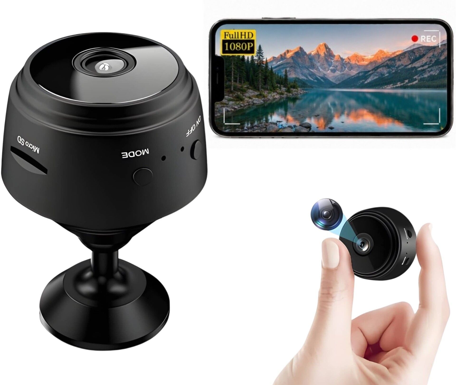 osqd Mini camera Mini HD Wireless Spy Camera | WiFi Security Camera with Mobile Monitoring Camcorder-image-25