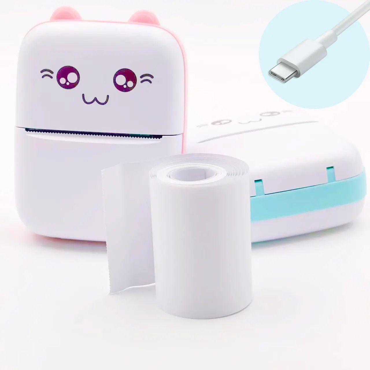 Zinnia Mini Pocket Printer for Kids, Portable Thermal Printer for Photos/Receipts/Notes/Lists/Label/Memo/QR Codes, Bluetooth Wireless Smart Printer with Android or iOS APP (Pink Printer)Camera Bag-image-14