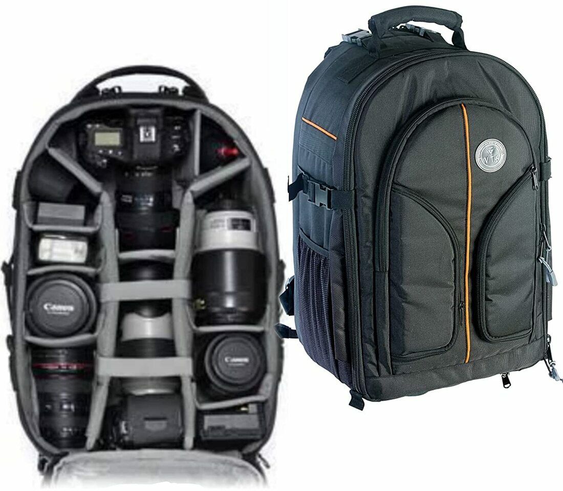 VTS DSLR Camera Backpack Bag Waterproof Shock Proof for Lens Accessories Bag CameraCamera Bag-image-39