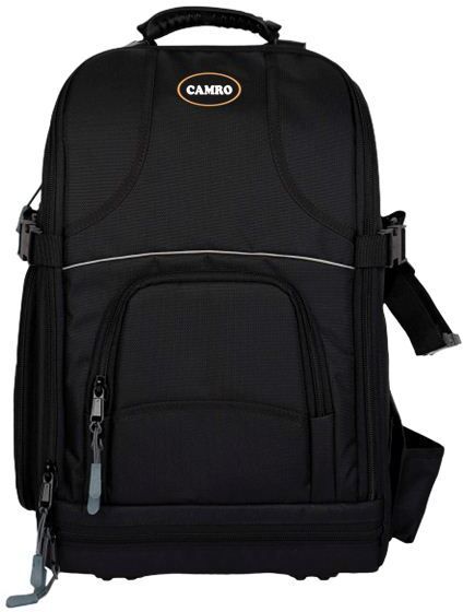 Camro CB17 Dslr/Slr Camera Bag with hidden Laptop Pocket and Rain Cover also attached Adjustable compartments. Camera Bag-image-12