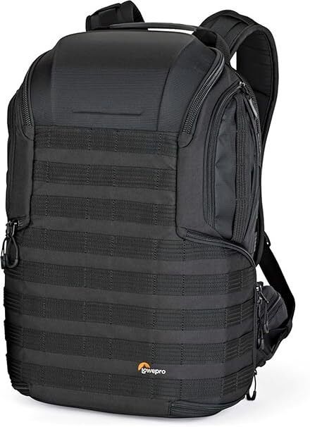 Lowepro ProTactic BP 450 AW 2 Pro 25L Comfortable Recycled and Solution-Dyed Fabrics Modular Backpack with CradleFit Pocket, All Weather Cover, and Utility Waist Belt (Black) Camera Bag-image-4