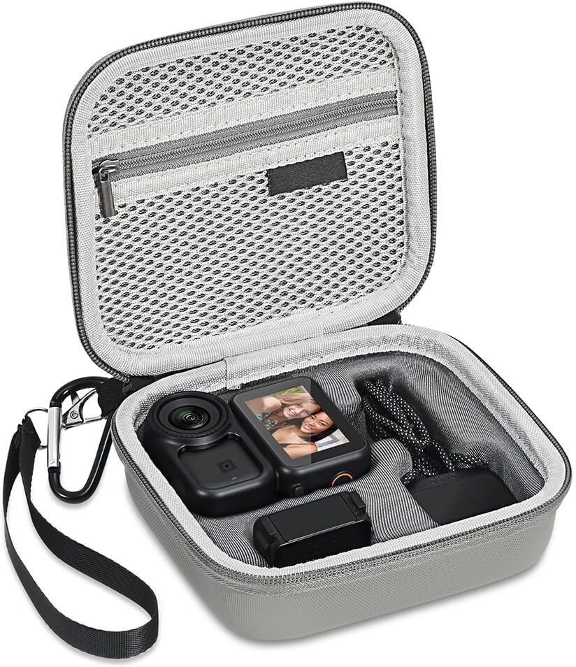 sannidhi Osmo Nano Protective Carrying Case Compact Travel Storage Pouch Grey Camera Bag-image-9