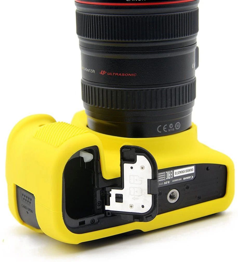Camaura Silicone Cover Protective Camera Cover for Canon EOS 6D Mark II Camera - Yellow Camera Bag-picture-11