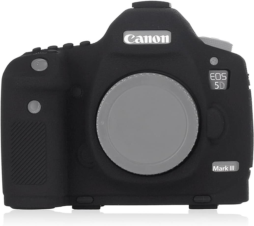 DIGICLAMBO 5D Mark 3 Camera silicon cover Digital Camera, Anti-Scratch Soft Silicone RubberCamera Bag-image-37