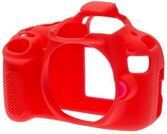 Camstuffs Camera Silicone Protective Camera Case Cover Compatible with 1200D (Red) Camera Bag-picture-18