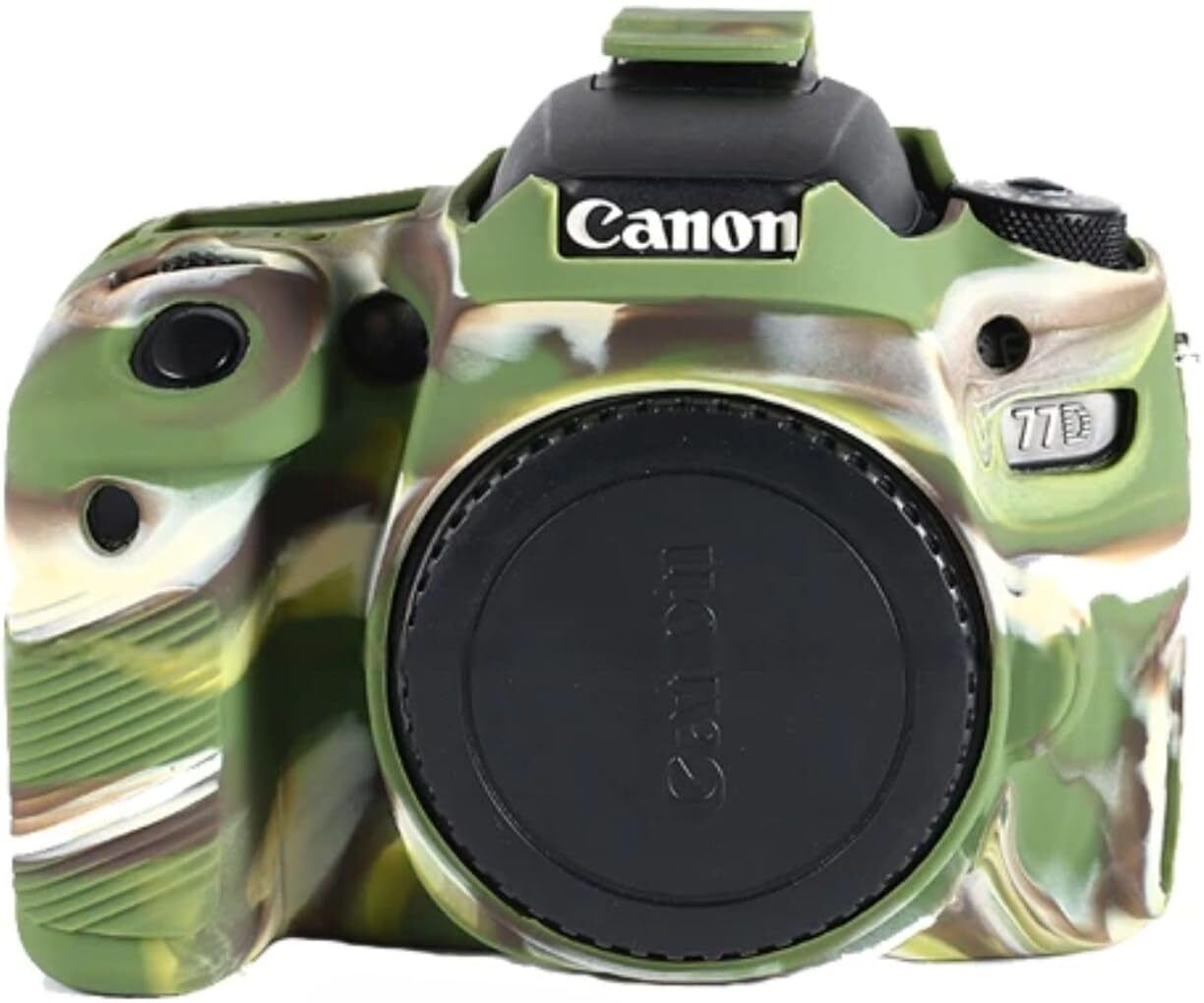 fotokina Silicone Cover Protective Camera Case compatible for Canon 77D Camera Bag-picture-24