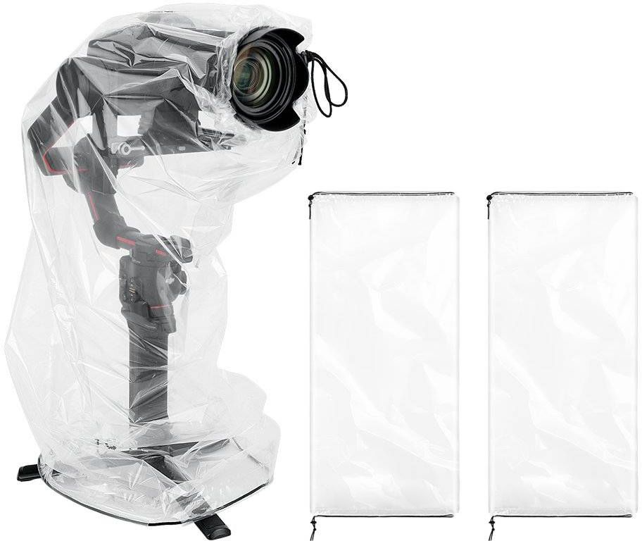 Zikkon Rain Cover for Gimbal (RCG) 2 Pack Waterproof Stabilizer Rain Cover, Portable Camera Gimbal Stabiliser Raincoat Protector Fits DJI RS3 Pro Mini RSC 2 Ronin-SC Zhi-yun WEEBILL 3S CRANE 4 & More Stabilizer Below 16.3x8.6x7.7''Camera Bag-picture-14