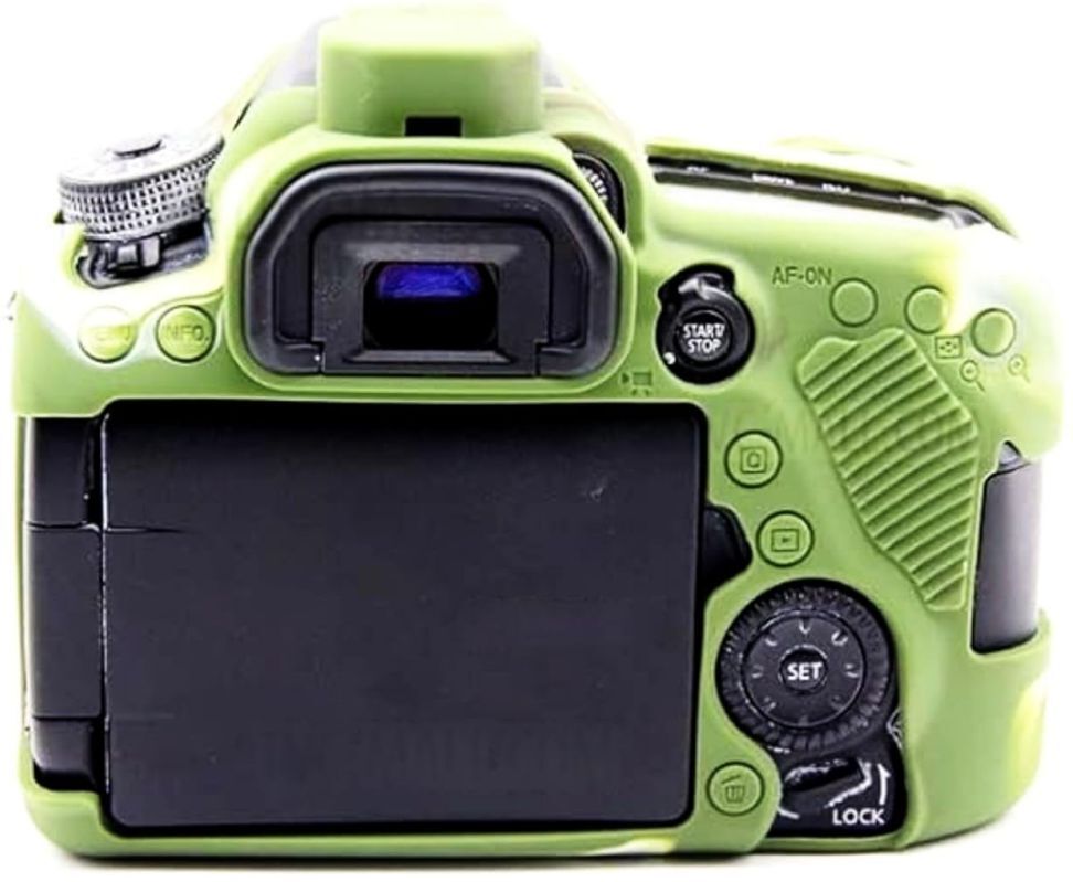 fotokina Silicone Cover Protective Camera Case compatible for C_a_n_o_n 80D Camera Bag-image-43