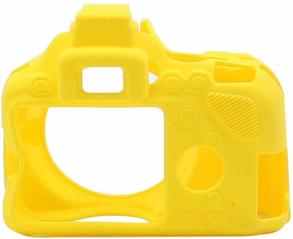 Camaura Silicone Cover Protective Camera Case Cover for Nikon D3500 Camera Case-Yellow Camera Bag-picture-18