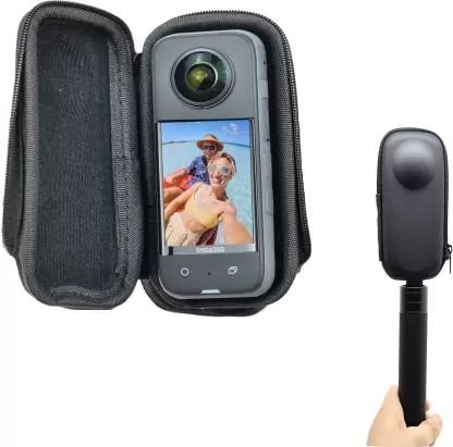 TECHGEAR Portable Hard Carrying Travel Case Compatible for Insta 360 One X/X2 Accessories Camera Bag-image-23