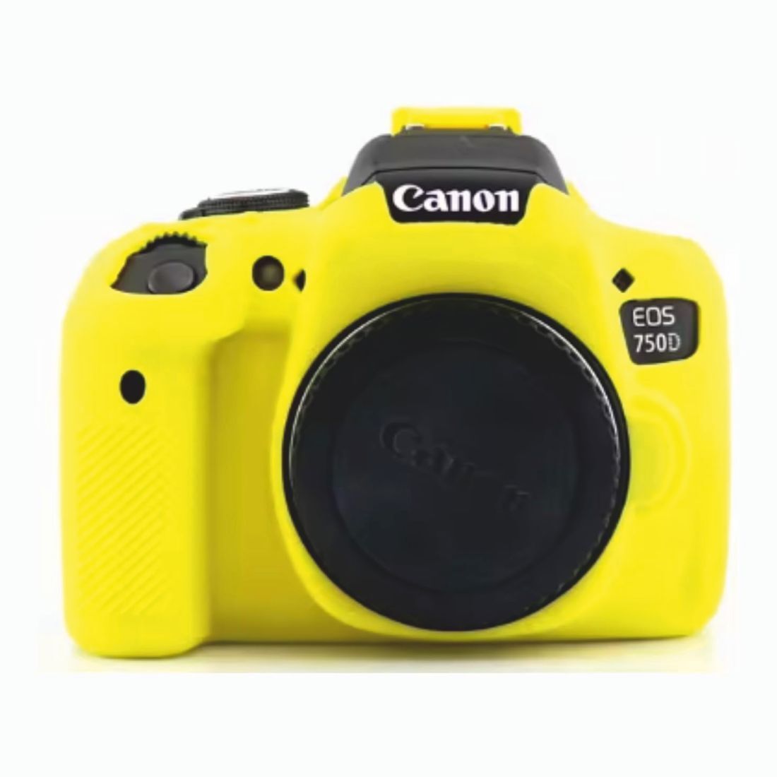 fotokina Silicone Cover Protective Camera Case compatible for C_a_n_o_n 750D (Yellow) – Soft, Durable, Shockproof, Dustproof, Anti-Slip, Custom Fit, Lightweight, and Stylish Protection for Your Camera Camera Bag-image-45