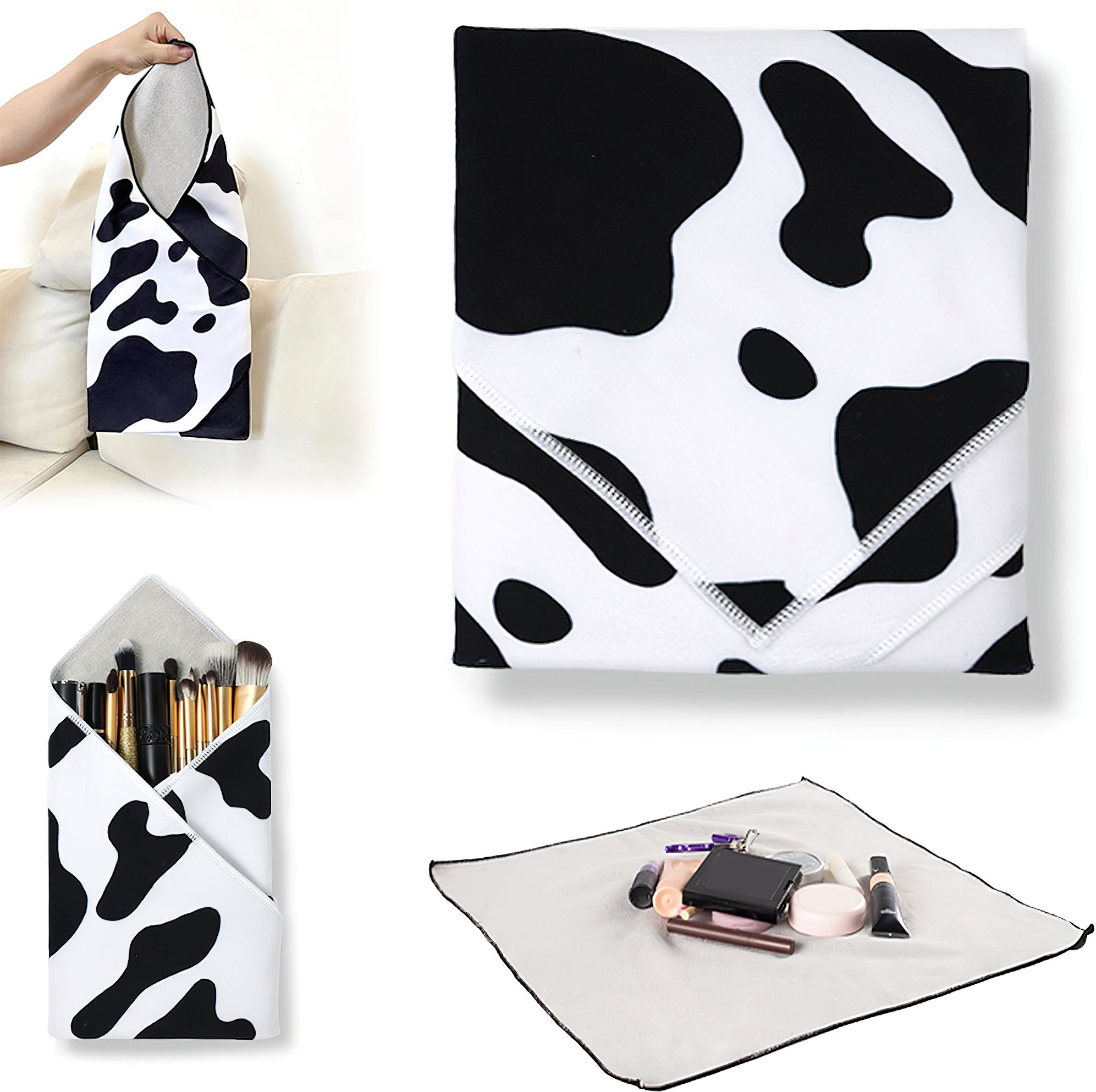 VUSTICA Magic Self Adhesive Cloth Wrap | Anti-Scratch Camera Lens Wrap | Portable Makeup Bag | Multipurpose Protective Wrap Cloth 20"x20" | Ideal for Cosmetic Storage & Travel Camera Bag-picture-46