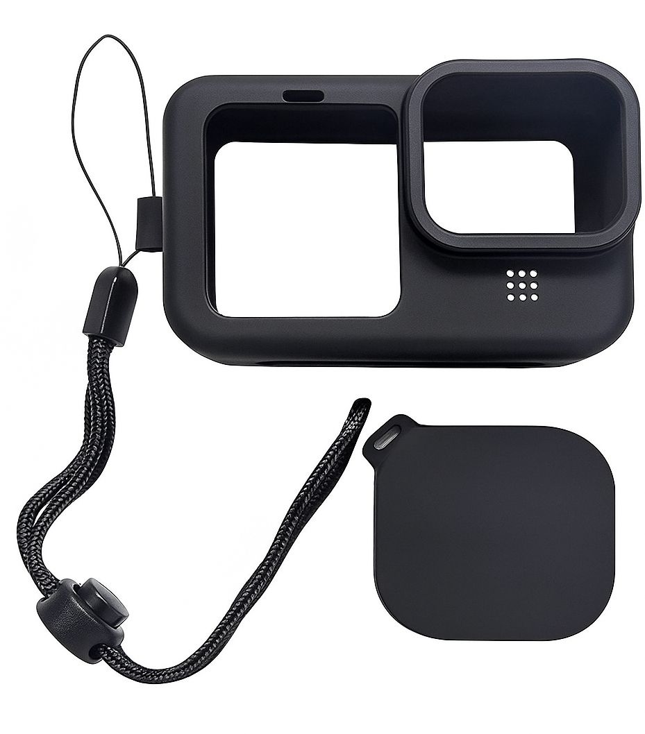 USPOT Accessories Kit for 11 10 9, Silicone Sleeve Protective Case with Rubber Cap with Lens Cover Cap Camera Bag-picture-43