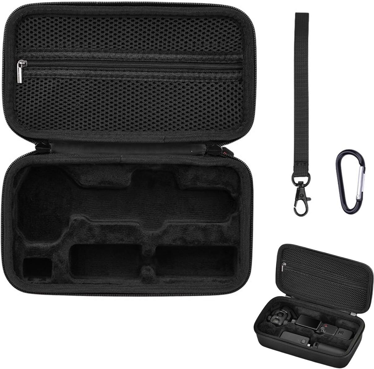 gustave Carrying Case for Osmo Pocket 4 Pro Travel Storage Bag Protective Organizer Camera Bag-picture-38