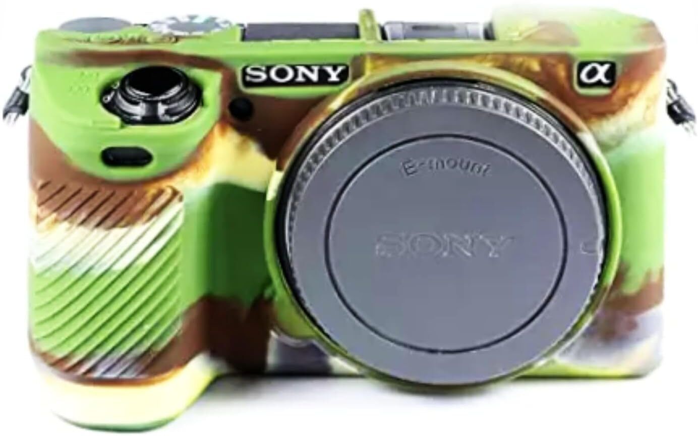 fotokina Silicone Cover Protective Camera Case compatible for Sony A6000 Camera Bag-picture-22