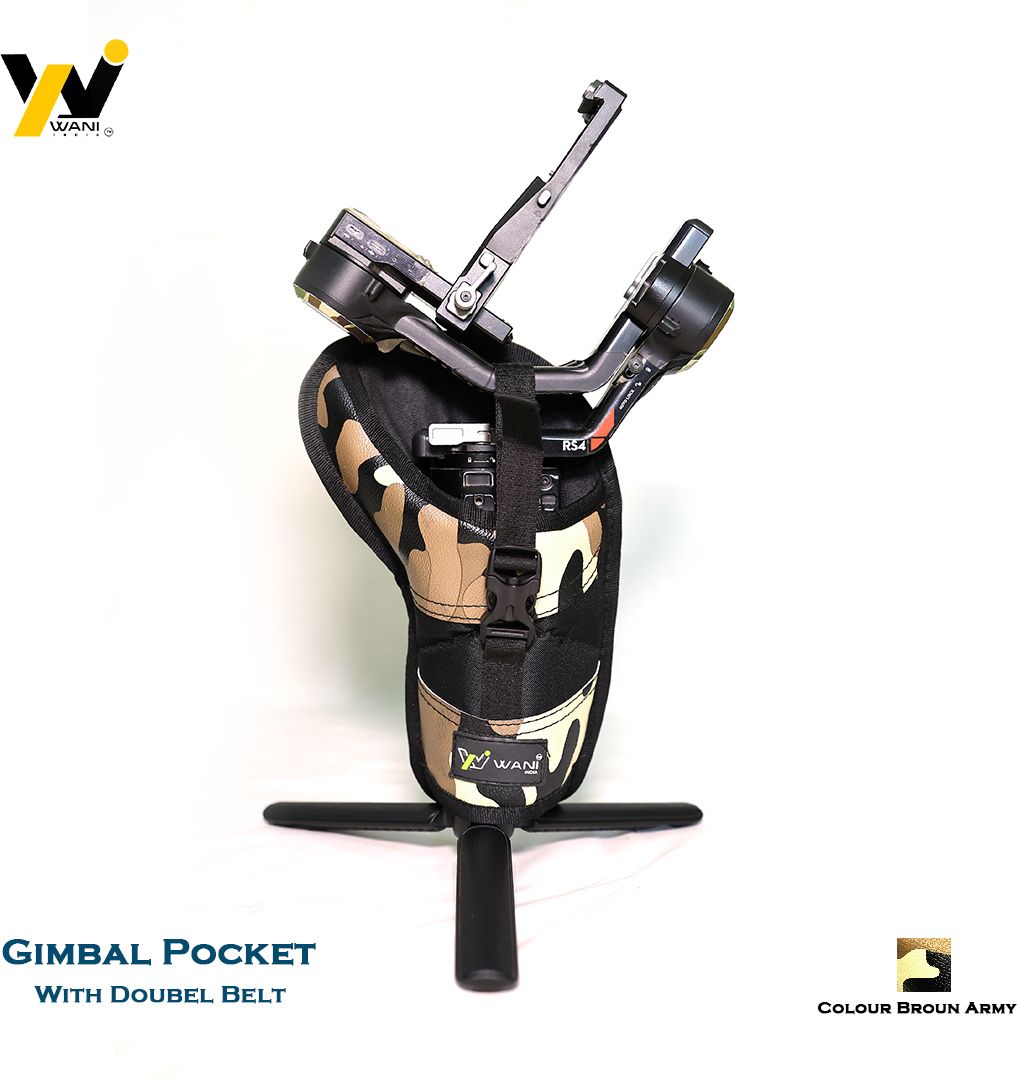 Wani India Gimbal Holder/Pocket for DJI RS4, RS3 Pro, RS2, Zhiyun & Moza Gimbals Camera Bag-picture-43