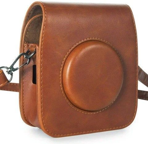 Stezza Instant Square SQ 20/10 Instant Camera Brown PU Case Camera Bag-picture-32