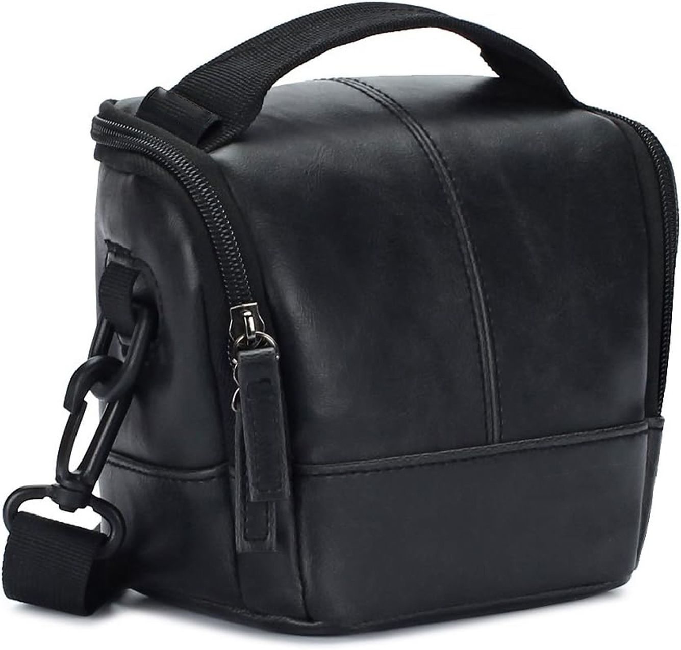 Style Homez CAM-GO 1.0, Universal Compact Anti-Shock Single PU Leather with Shoulder Detachable Strap, Camera Bag-image-21