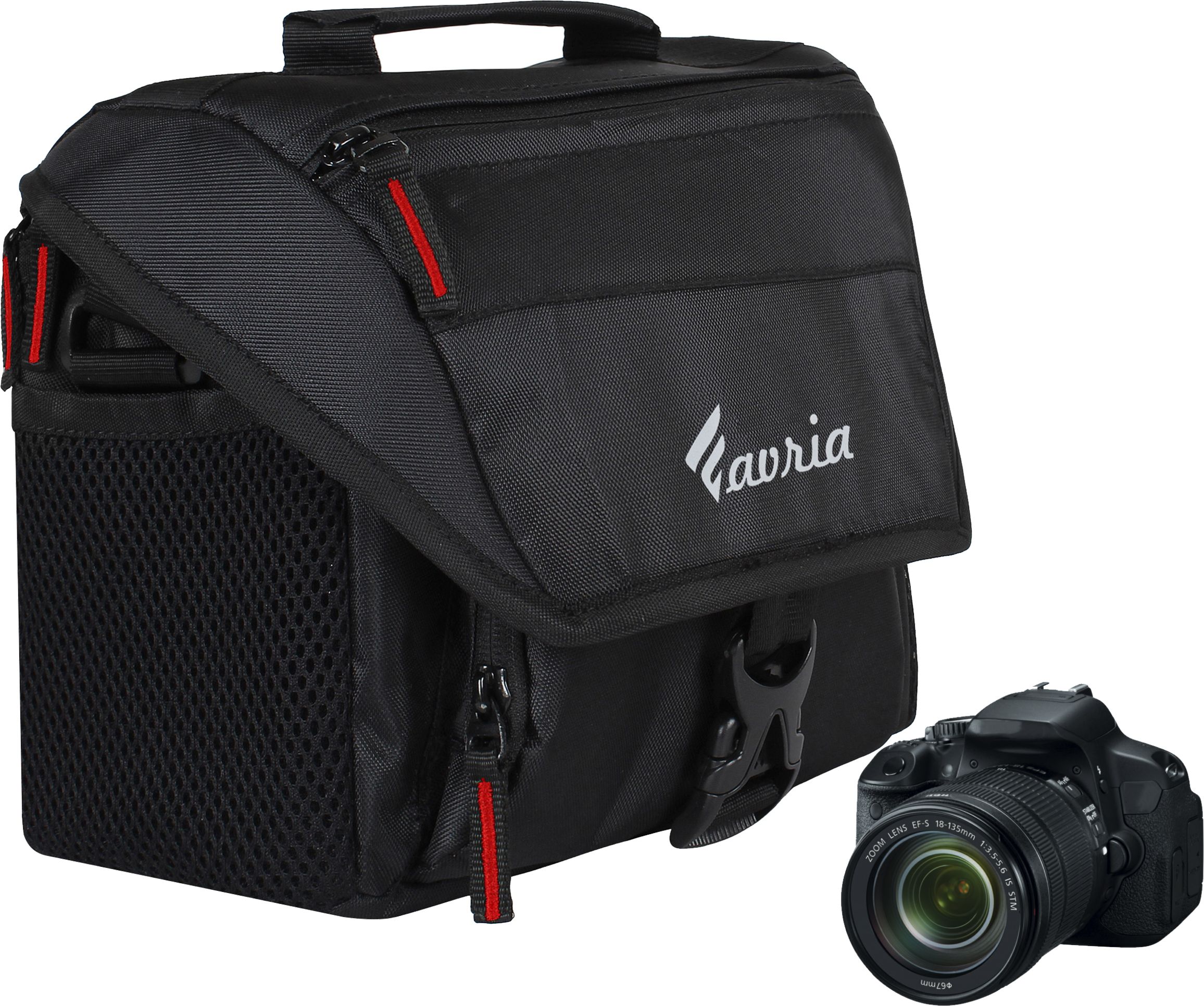 Favria Water Resistant Double Closer Heavily Padded DSLR/SLR LensCamera Bag-picture-40