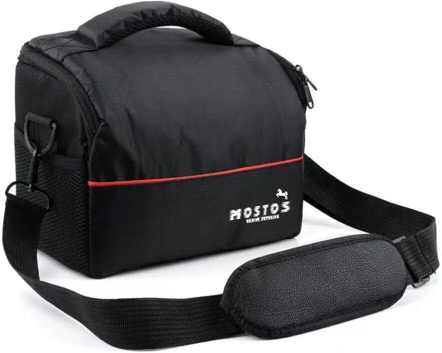 MOSTOS ; Brings Superior Classic Camera Shoulder Bag, Adjustable Strap, Waterproof Material, Breathable Mesh, Anti-Shock, Compatible With Nikon, Canon And Sony Mirrorless Cameras Camera Bag-picture-11