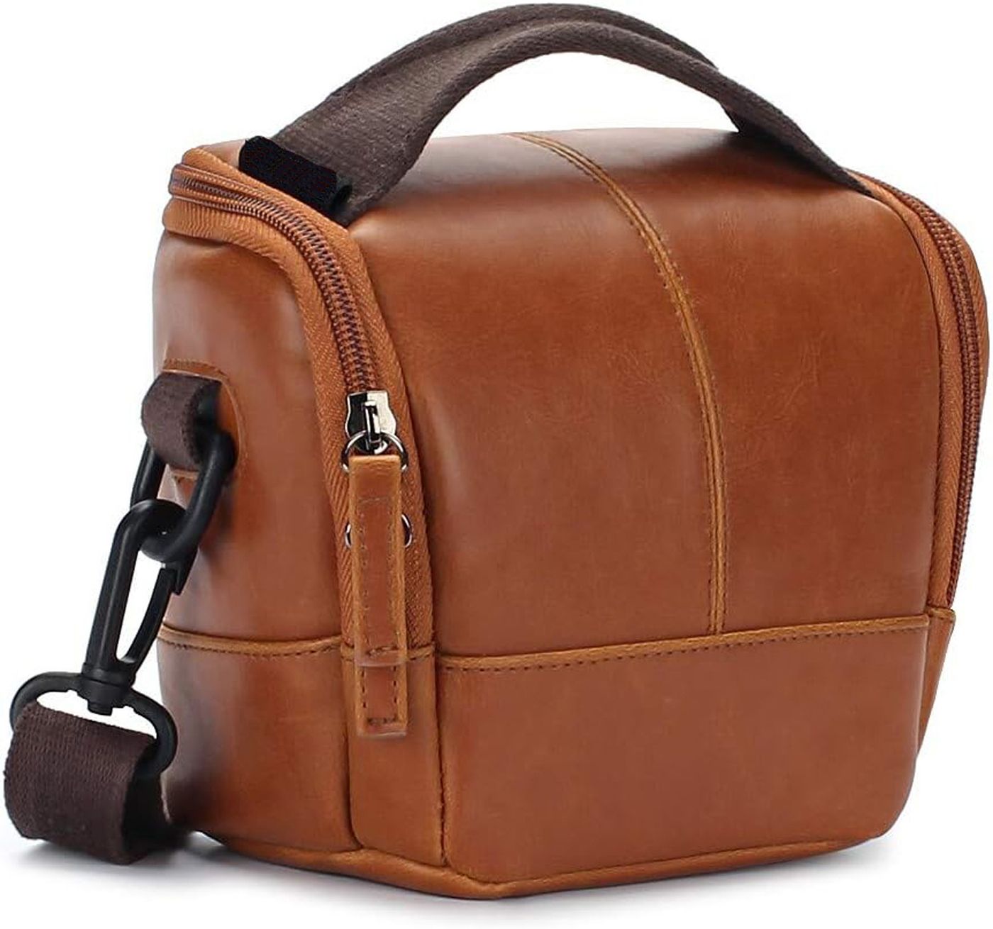 Style Homez CAM-GO 1.0, Universal Compact Anti-Shock Single PU Leather with Shoulder Detachable Strap, Camera Bag-image-20