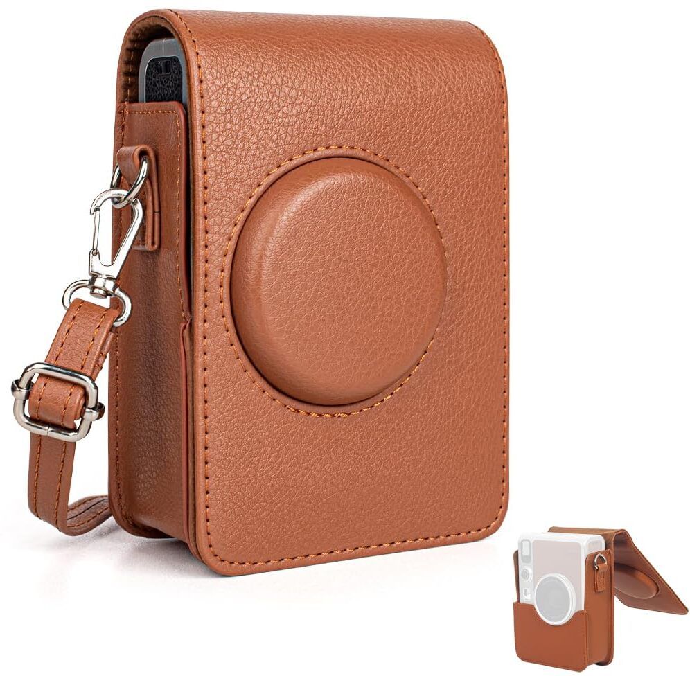 gustave Vintage Brown Mini EVO Camera Bag PU Leather Travel Shoulder Case Camera Bag-picture-15
