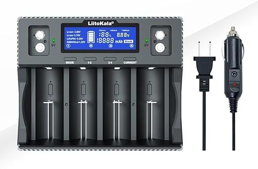 METAPOD Lii-D4XL Smart Battery Charger Camera Battery Charger-image-25